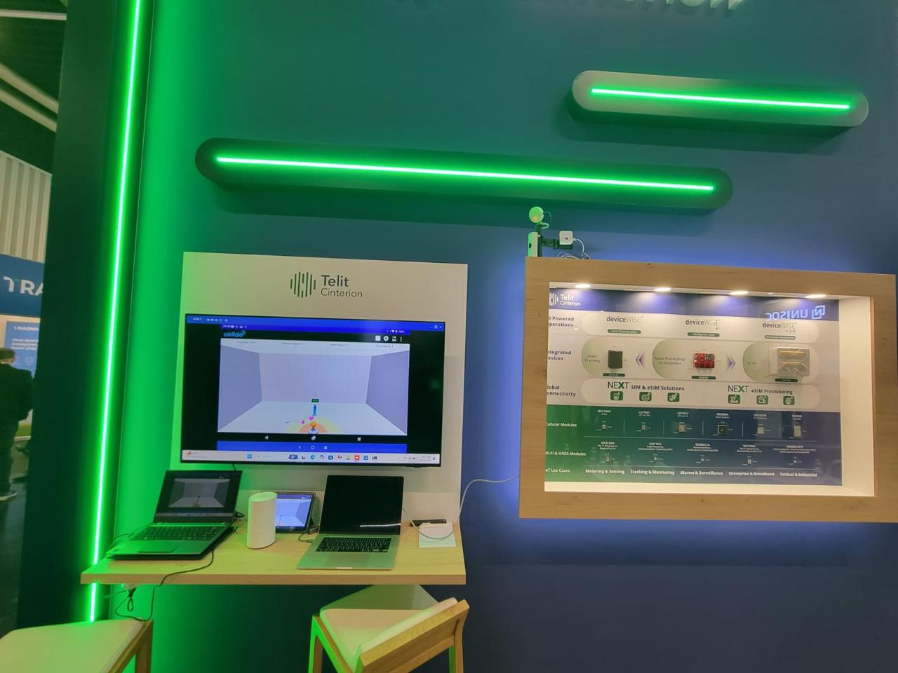 Live product demonstration at Embedded World